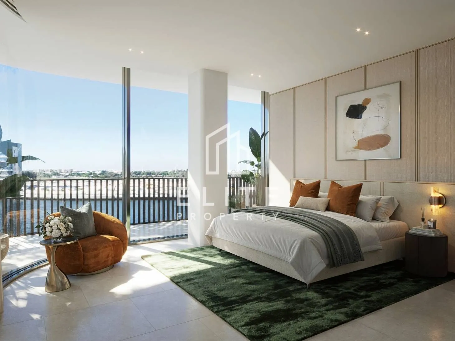 Vistas al canal y al horizonte | Vida de lujo | Espacioso — Eden House The Park, Al Wasl, Dubai