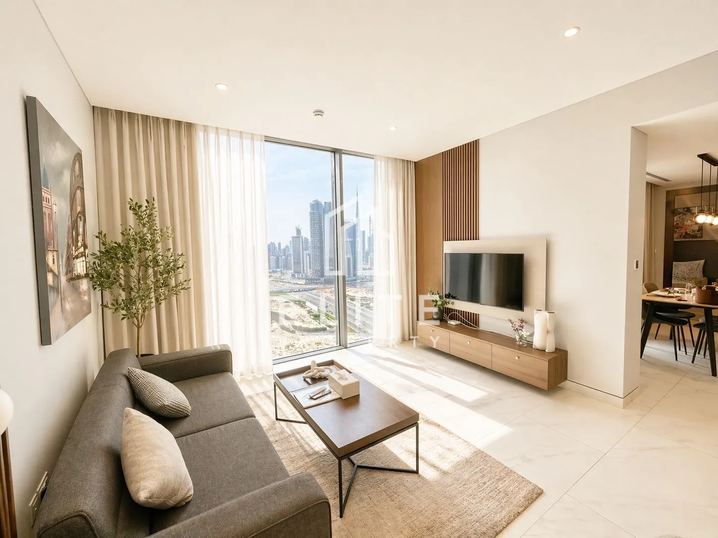 Top Floor | Furnished | Burj + Skyline Views — Sobha Hartland, Mohammed Bin Rashid City, Dubai