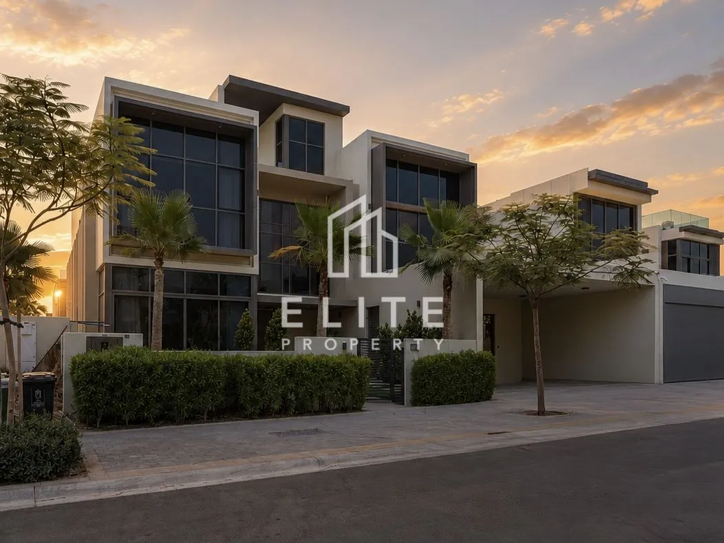 Luxury 5BR Villa | Fully Furnished | Big Layout — Golf Place, Dubai Hills Estate, Dubai